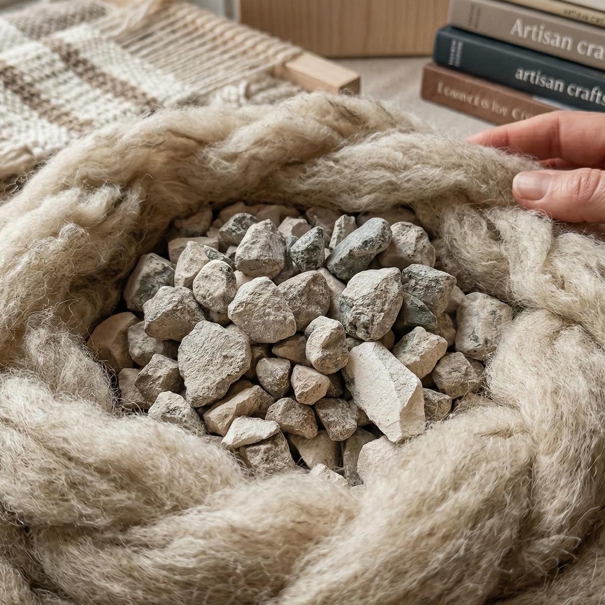 VRINDAVANBAZAAR.COM Matapulgite Clay 1kg, Pottery Material, Fine Texture Modeling Clay, Sculpting Hand Building Clay, Art Craft DIY Projects, Ceramic Practice Easy Shape Clay