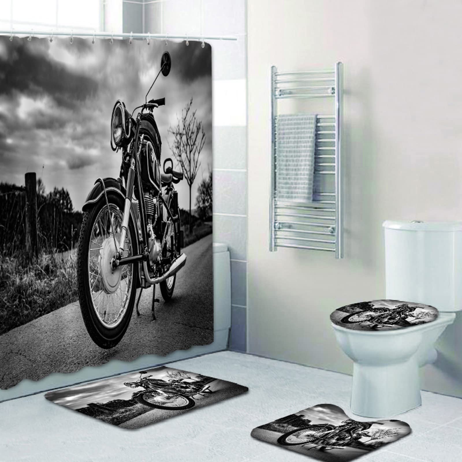 Badezimmerteppich Rutschfest Badematte 50 X 80 Cm Produktbild-Vorschau 6