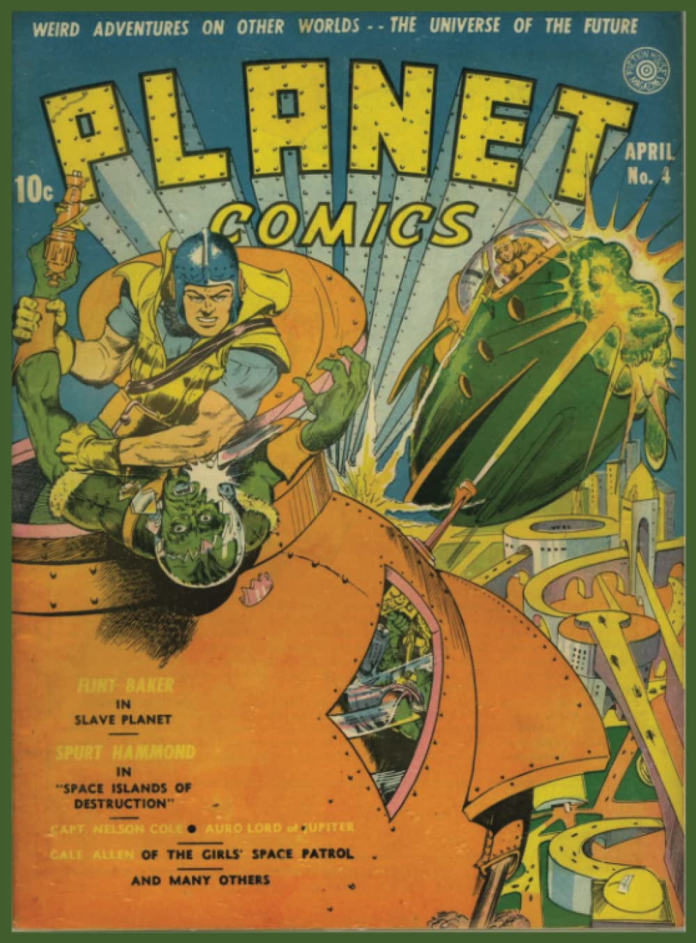 Planet Comics #4: Vintage | Golden Age | Sci-Fi | April 1940 (Planet Comics (Golden Age))