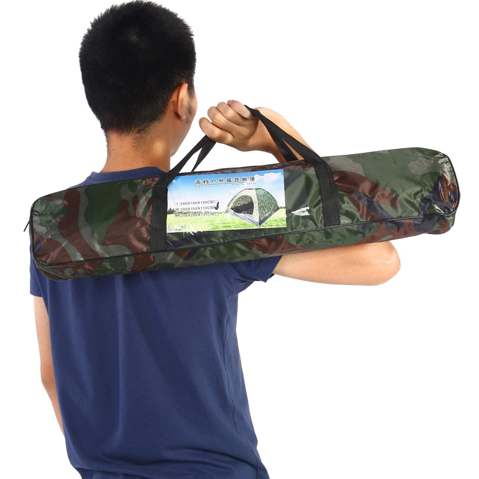 Tente pour 2 personnes, protection contre les UV de camouflage extérieur Tente imperméable pour 2 personnes, tentes légères pour enfants ou adultes pour le camping, la randonnée, les voyages, la rando