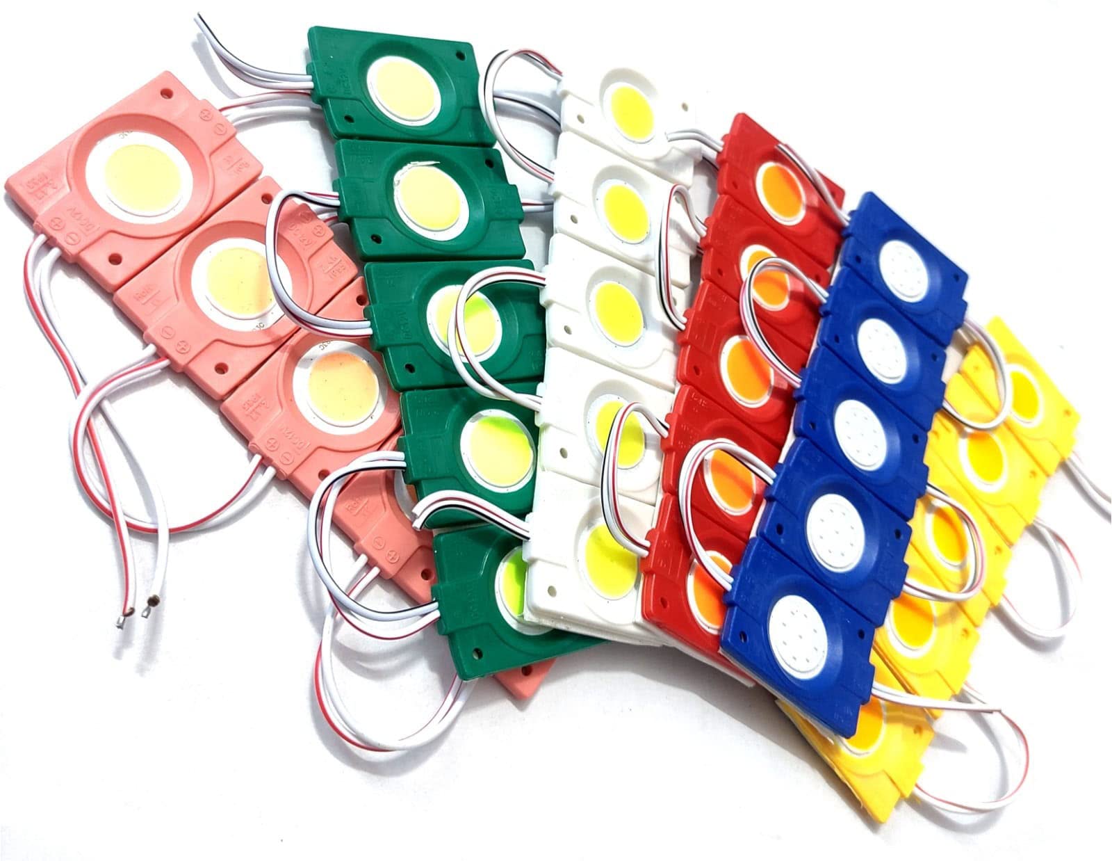 YenTel Cob Led Module 12v Led Light Strip 2.4 Watt Multicolor - Pack of 30 (B0BFHQT94X) Amazon Price History, Amazon Price Tracker
