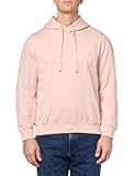 mens Contrast Center Logo Hooded Sweatshirt