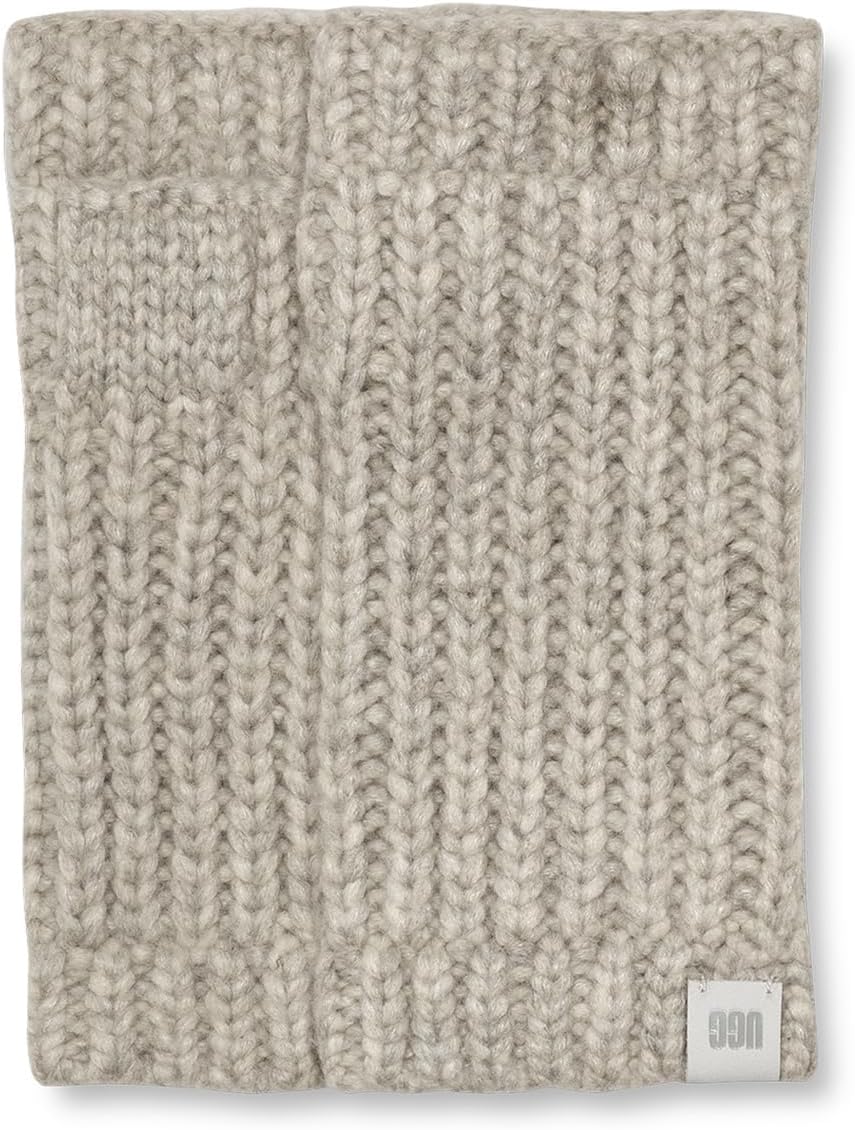 UGG チャンキー指なしミトン, ライトグレー, One Size