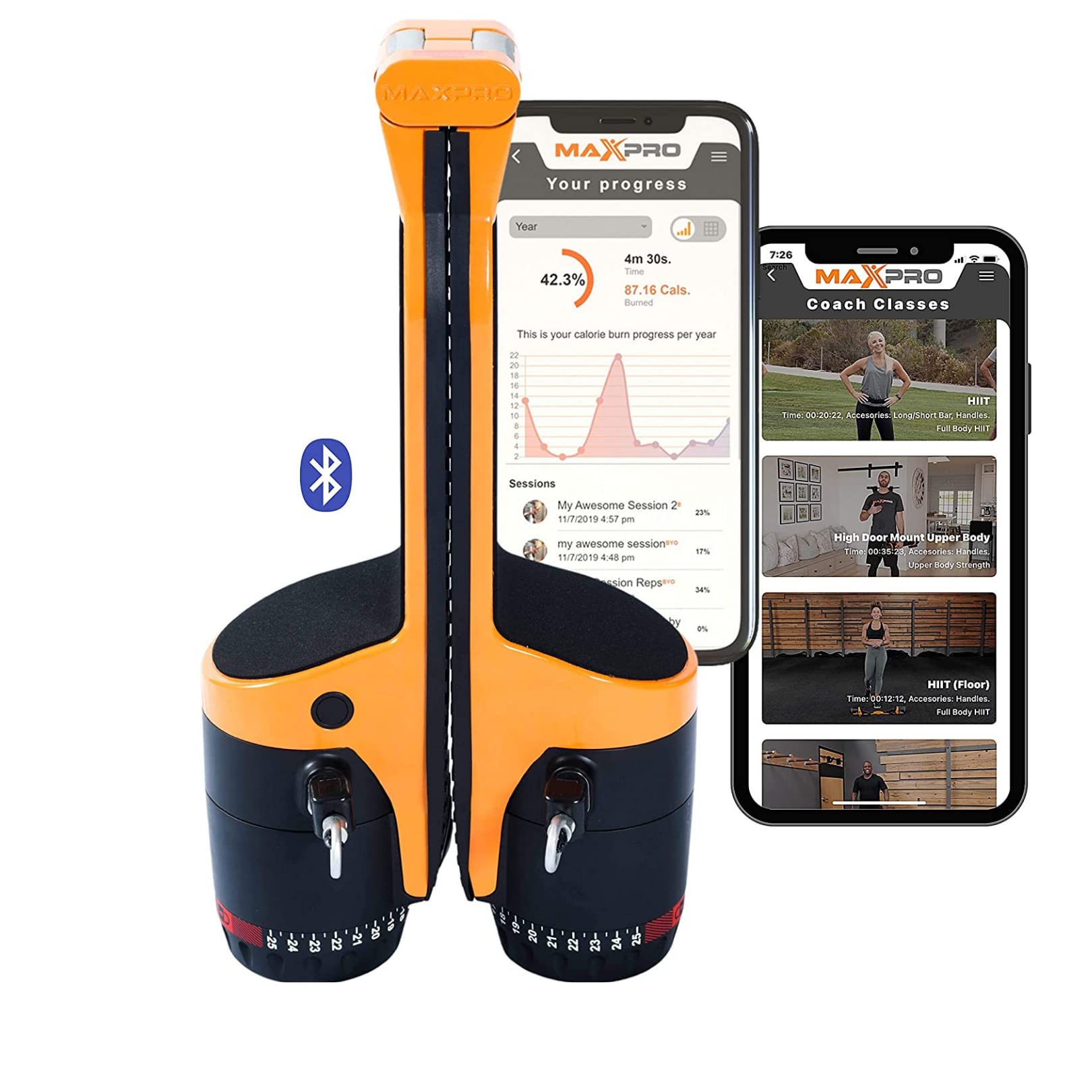 MAXPRO Smart Cable Gym AllinOne Machine w/Bluetooth Free APP 100