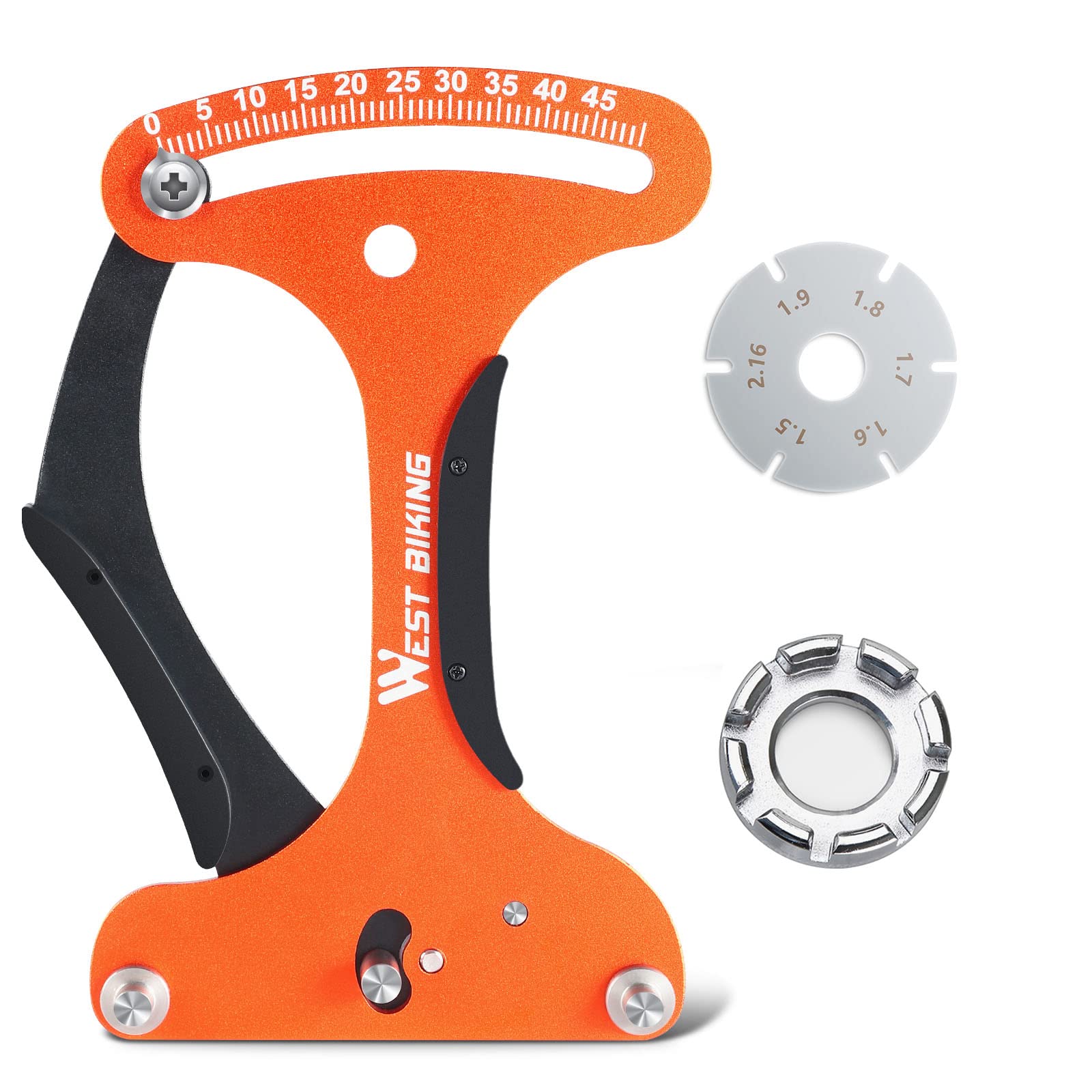 Medidor De Radios Para Bicicleta - Herramienta De Precisión Para Cigüeñal Y Rodamientos De Bolas