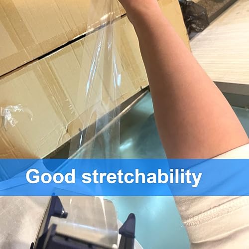 Miniatura 6 de Cinta de embalaje transparente silenciosa, 3 rollos de 2 pulgadas x 55 yardas con 3 pistolas de cinta gratis, adhesivo fuerte, operación silenciosa,