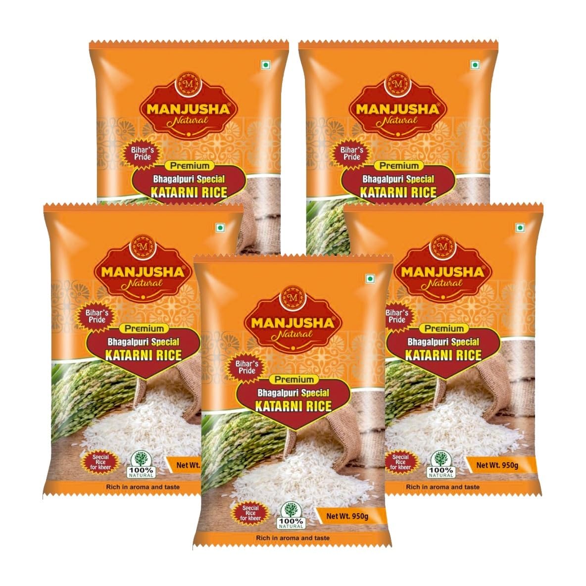 Manjusha Natural Premium Bhagalpuri Special Katarni Rice Net Wt. 950 gram 100% Natural Special Rice For Pulao Rich in aroma & taste Bihars Pride (4.75) (B0CXM8XJLV) Amazon Price History, Amazon Price Tracker