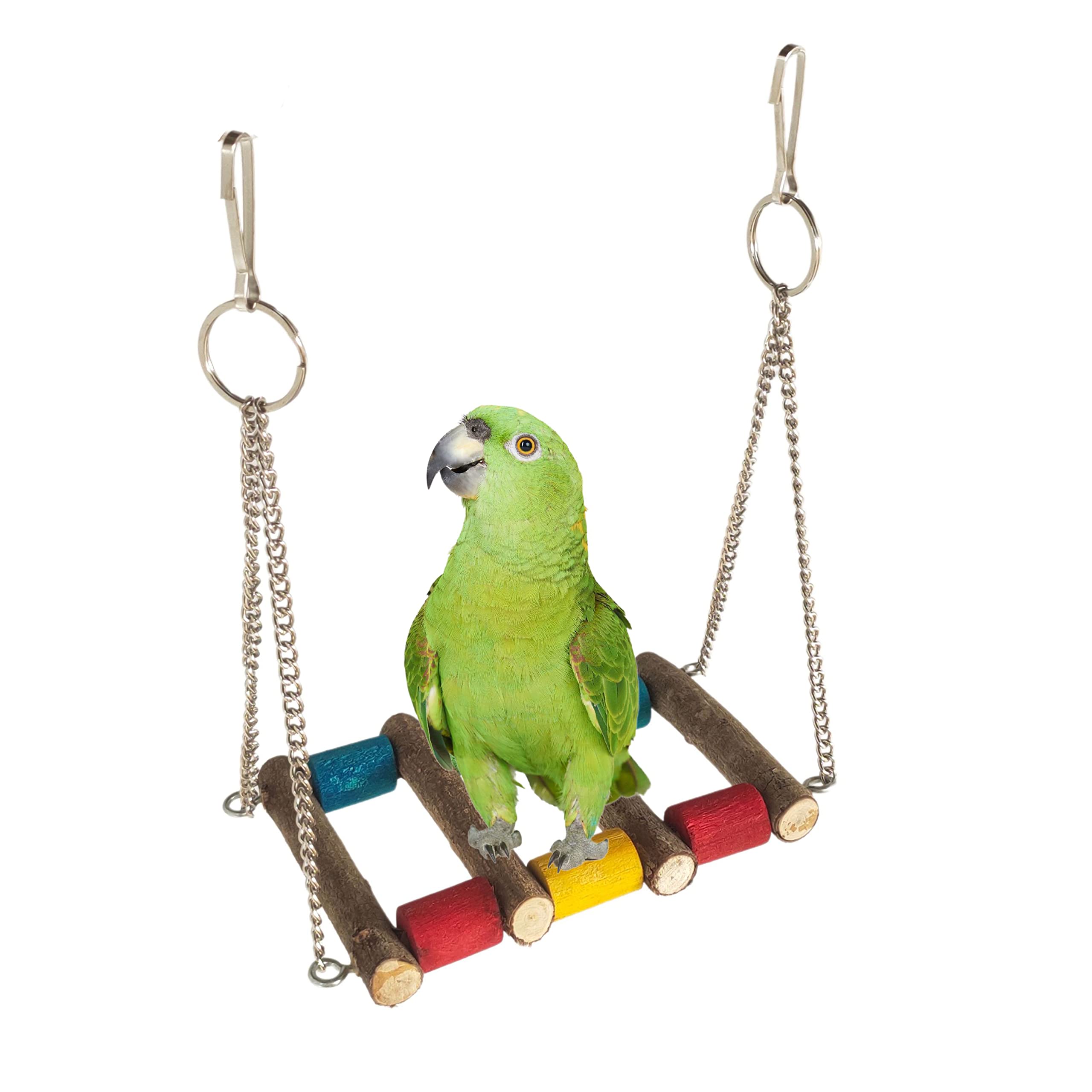 See full amazon price history chart for KSK Parrot Natural Bird Cage Hammock Swing 9x7.5 Inches, Colorful Wooden Swing for Parrot Parakeet Budgie Cockatiel Cage with Metal Chain and Clasp (1 Pack) KSK Parrot Natural Bird Cage Hammock Swing 9x7.5 Inches, Colorful Wooden Swing for Parrot Parakeet Budgie Cockatiel Cage with Metal Chain and Clasp (1 Pack) (B01LWY98V3) Amazon Price History, Amazon Price Tracker