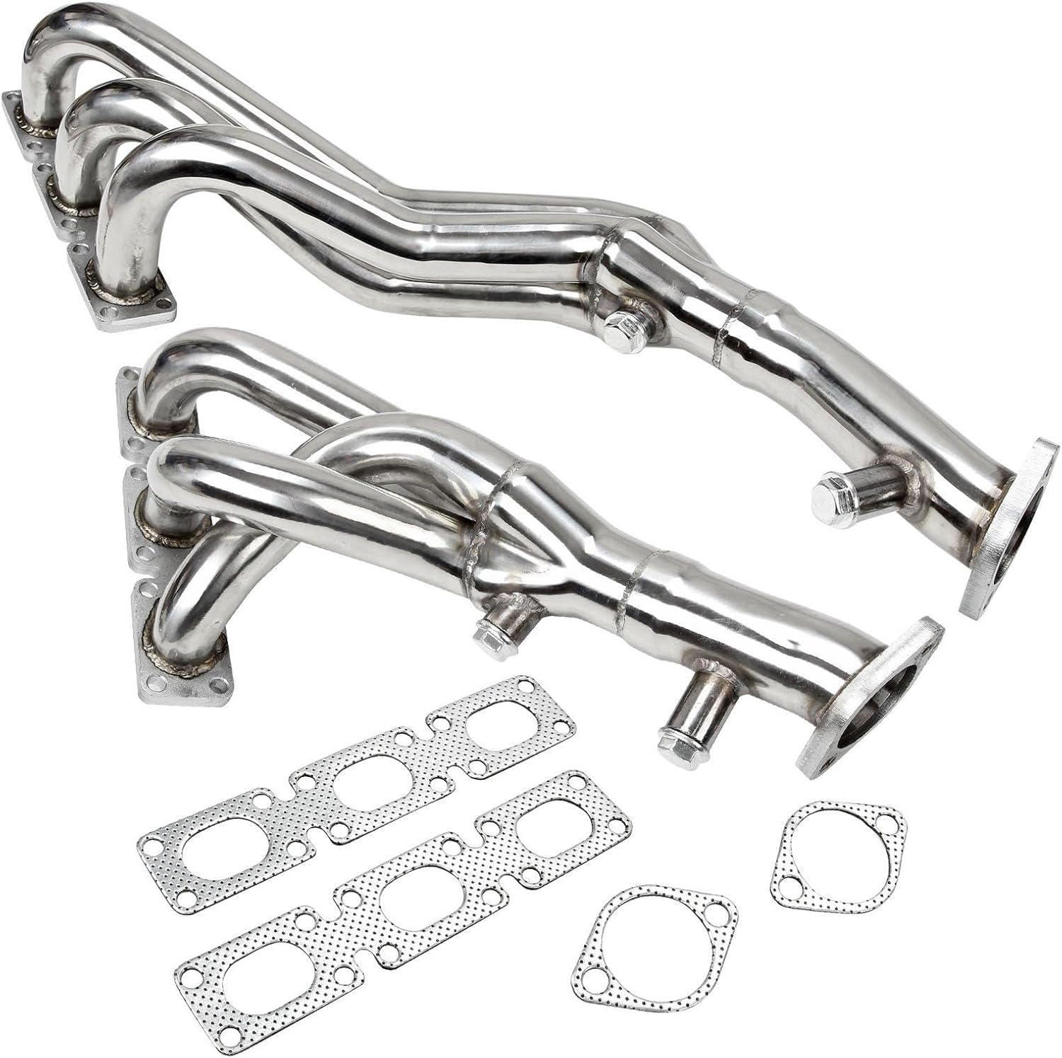 304 Stainless Steel Exhaust Header (6-2-1) — E46 325/330, E39, Z3