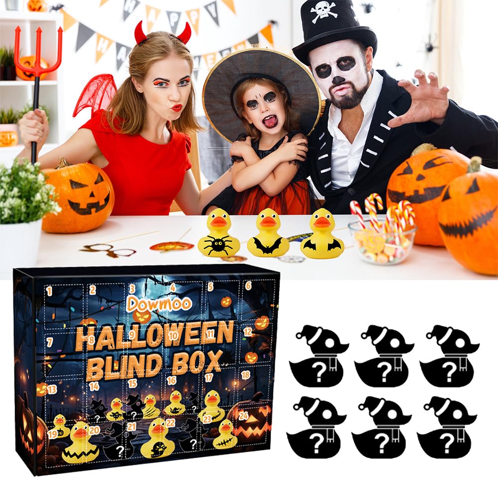 Halloween-Enten-Adventskalender 2024 – 24 Tage Gruselspaß Mit Gummienten Für Kinder