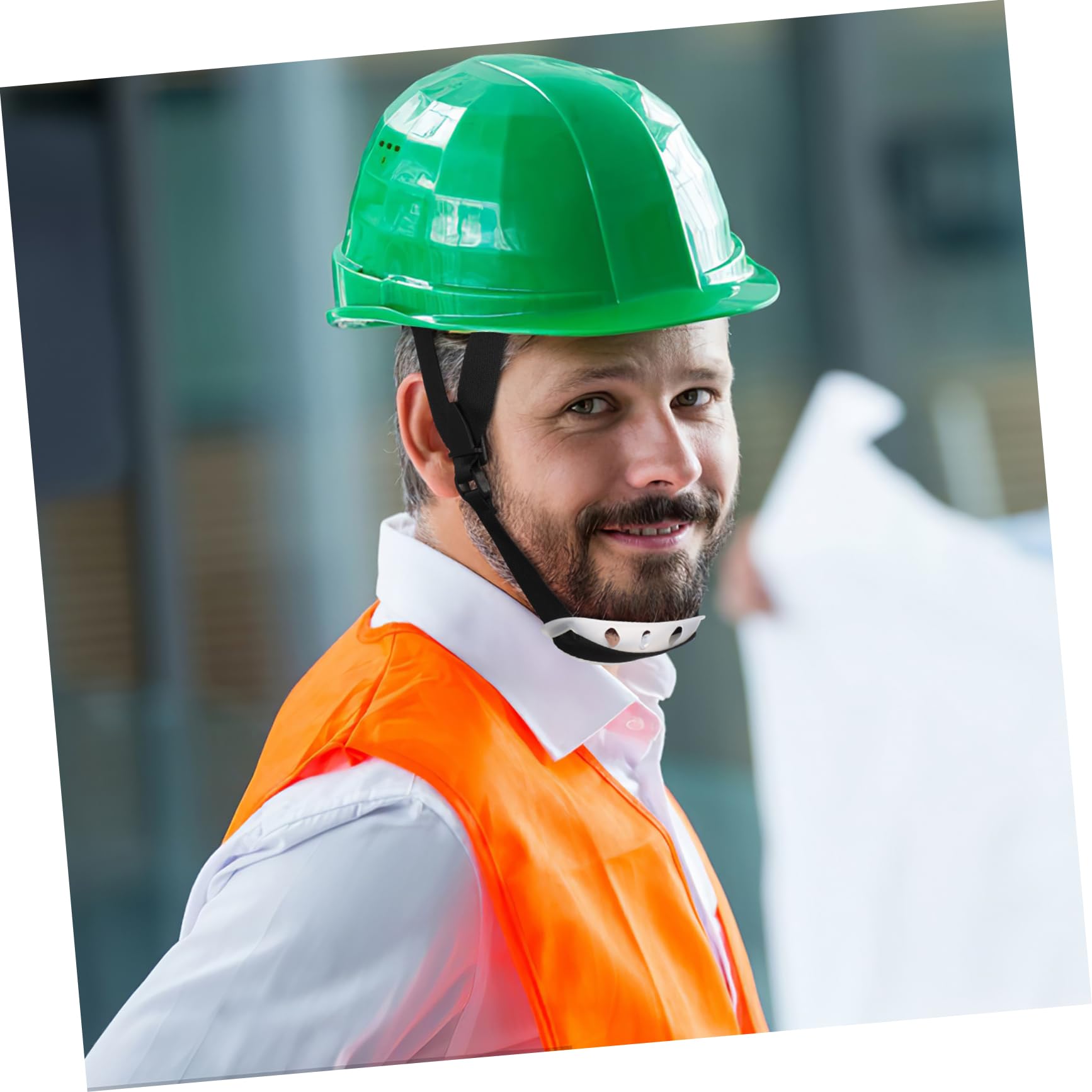 NUOBESTY Sottogola Del Casco Sottogola Per Cappello Da Costruzione Elmetti Cappello Al Mento Fermo Per Elmetto Protettivo Sicurezza Nero Poliestere Colore Casuale