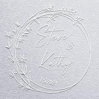 Chose Your Personalized Wedding Embosser, Custom Wedding Embosser, Embosser Stamp, Monogram Embosser, Wedding Invitation Stamp, Custom Embosser, Personalized Embosser Seal Black