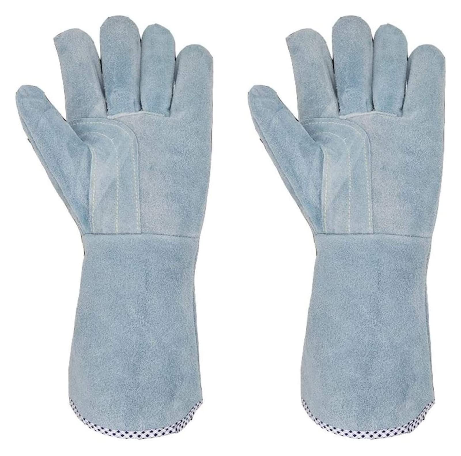 Guanti da Lavoro, Guanti da Saldatura Guanti Resistenti al Calore e ignifughi Guanti da Saldatore Guanti antiscottatura, Guanti da Lavoro Guanti Resistenti alle Alte Temperature