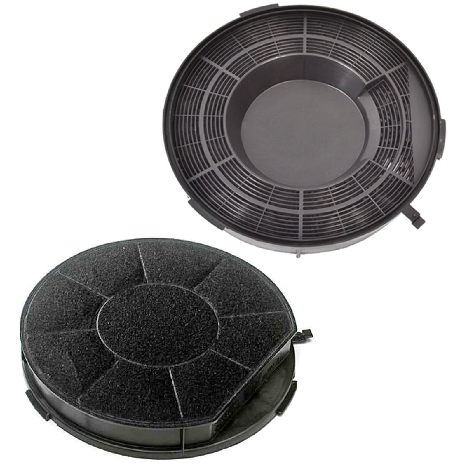 SPARES2GO Carbon Charcoal Vent Filter for Whirlpool Cooker Hood (Pack of 2)
