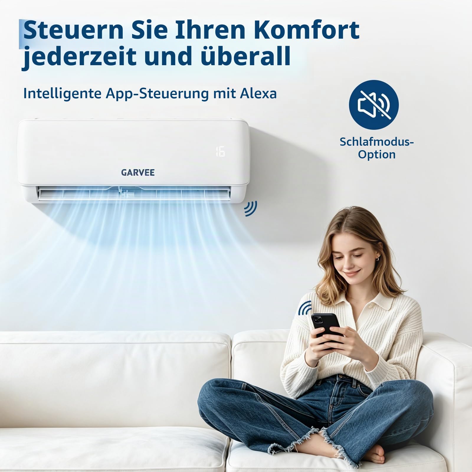 Fest installierte Split-Klimaanlage, 18000 BTU