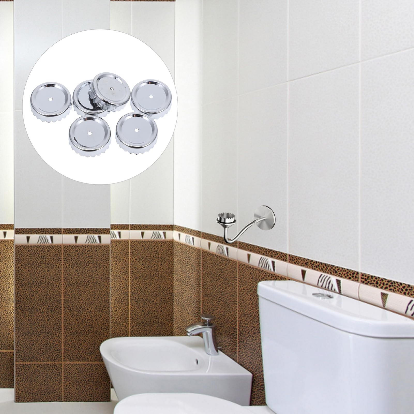Alipis 4 Sätze Teiliges Magnetische Seifenhalter Kappen Aus Wandmontage Seifenablage Für Badezimmer Rostfrei Und Praktisch Leicht Zu Installieren 6 Stück * 4