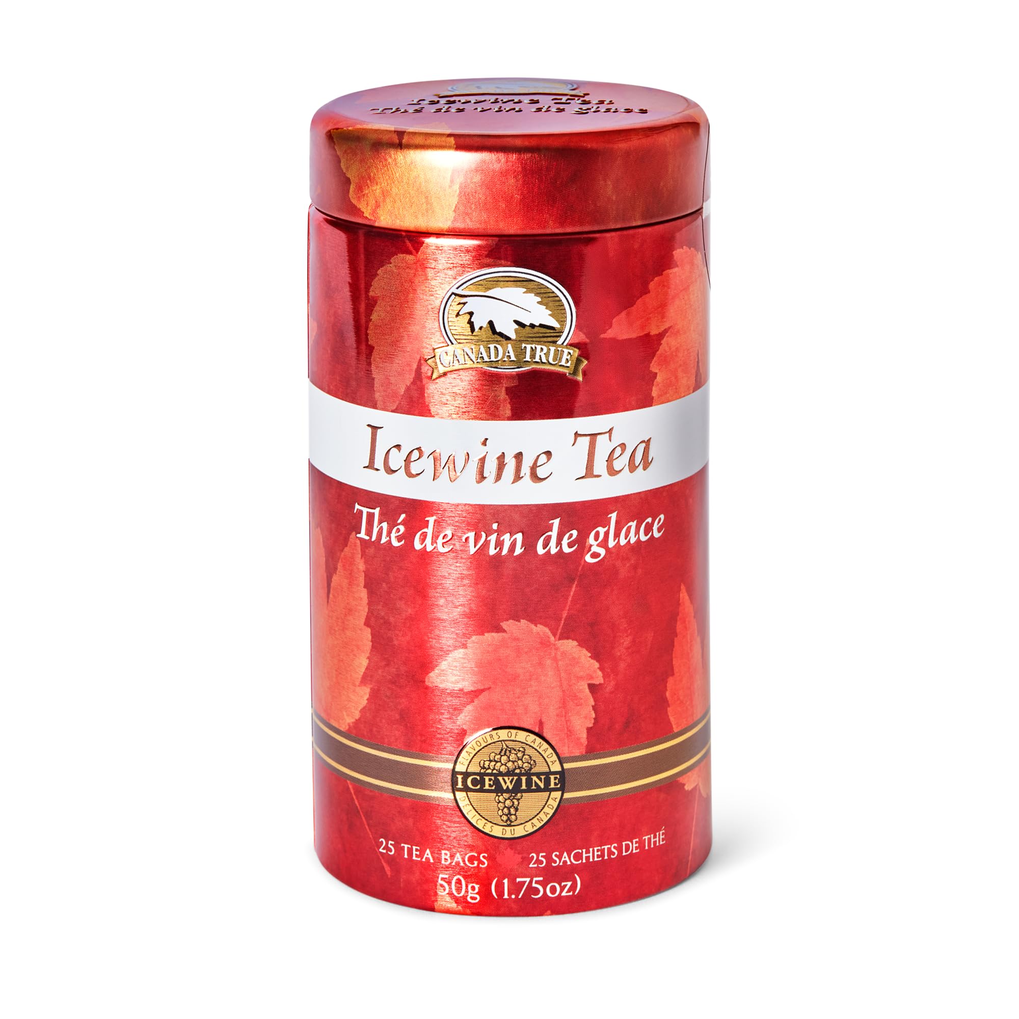 Canada True Icewine Tea (25 Tea Bags) 100% Naturally Flavoured Souvenir Tea