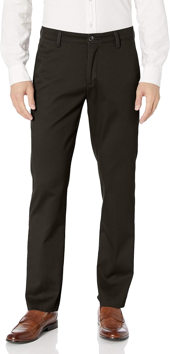 Pantalones Dockers, estilo caqui sencillo, de ajuste cónico, ceñido, para  hombre. : Ropa, Zapatos y Joyería - Amazon.com
