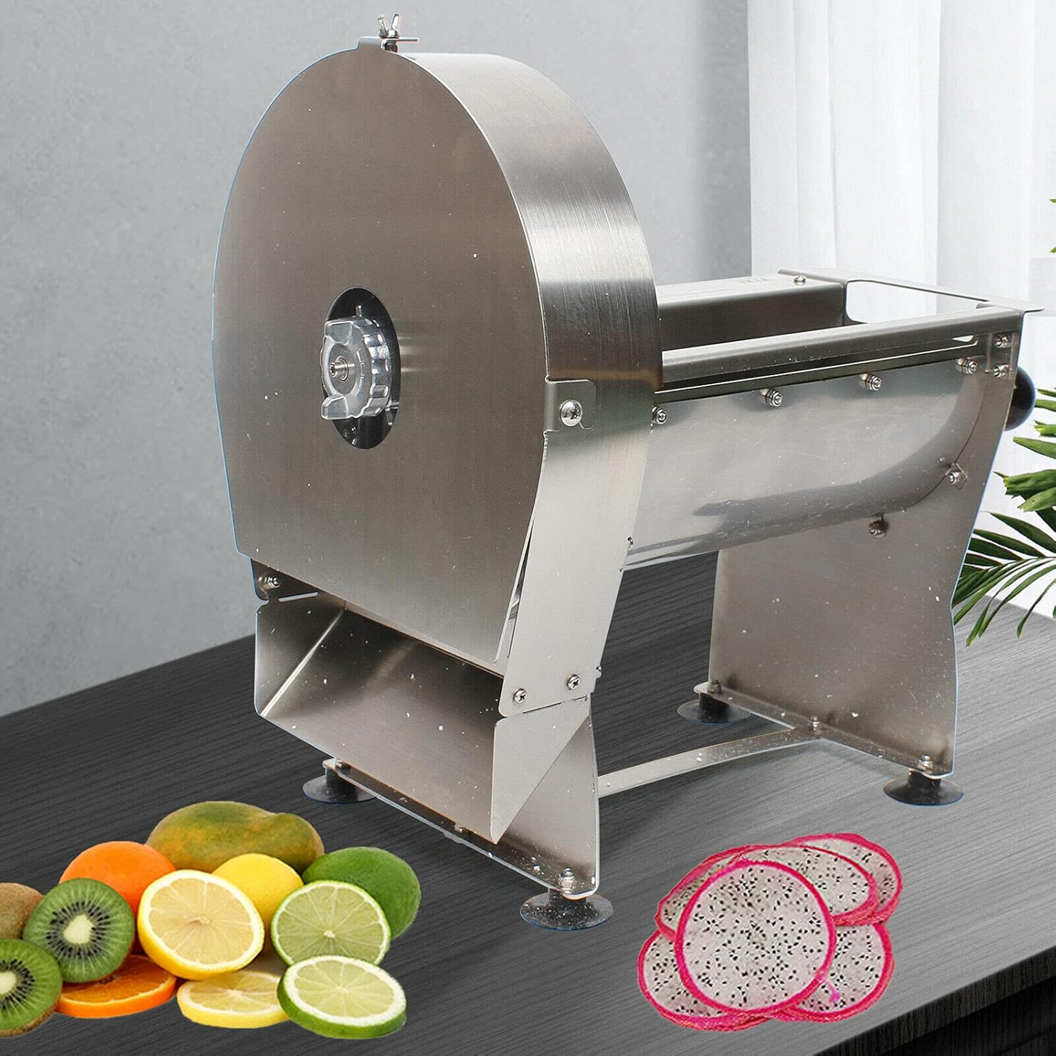 GDNTMU Vegetable Fruit Slicer, Electric Commercial
