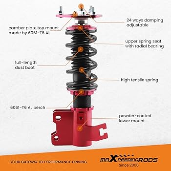 Amazon.com: maXpeedingrods Coilovers for Nissan S13 1989