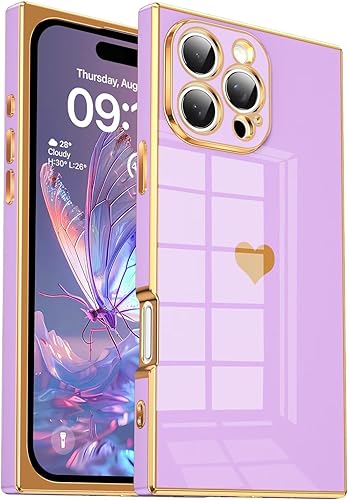 Miniatura 9 de Tzomsze - Funda para iPhone 12 Pro Max (6.7 in), diseño cuadrado estético, funda de silicona con protección completa de las lentes de la cámara,