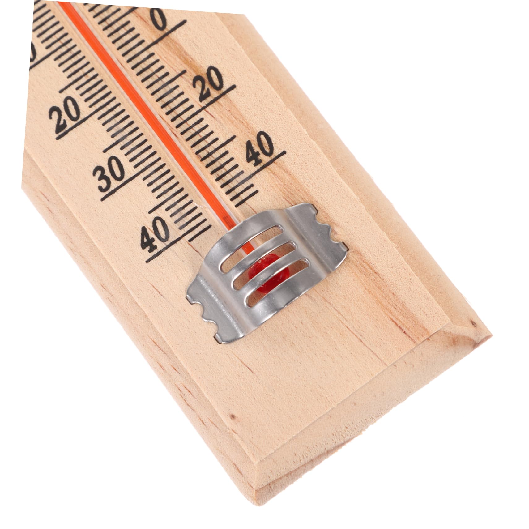 Termometro per Interni ed Esterni in Vetro Supporto a Parete, Misuratore di Temperatura Preciso in Legno Naturale, Set da 3 Pezzi per Casa, Giardino e Cameretta Ragazzo Ragazza