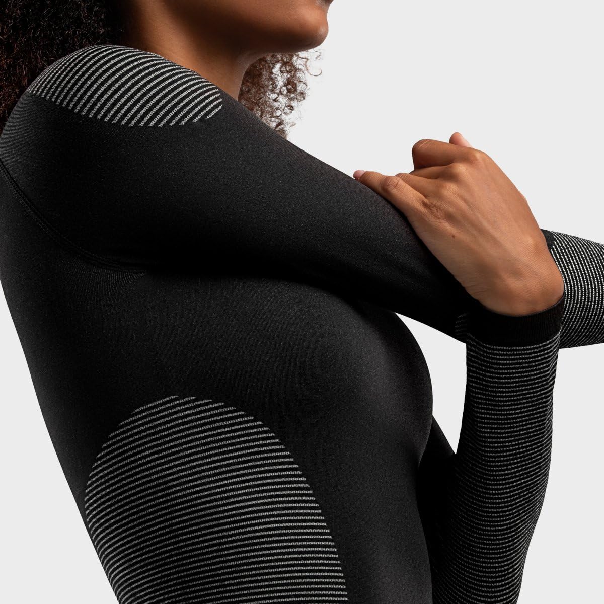 SIROKO - Langärmeliges Kompressionsshirt für Damen Drystone