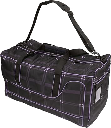 Chestnut Bay Essential All Purpose Duffel Bag (Black Plaid)