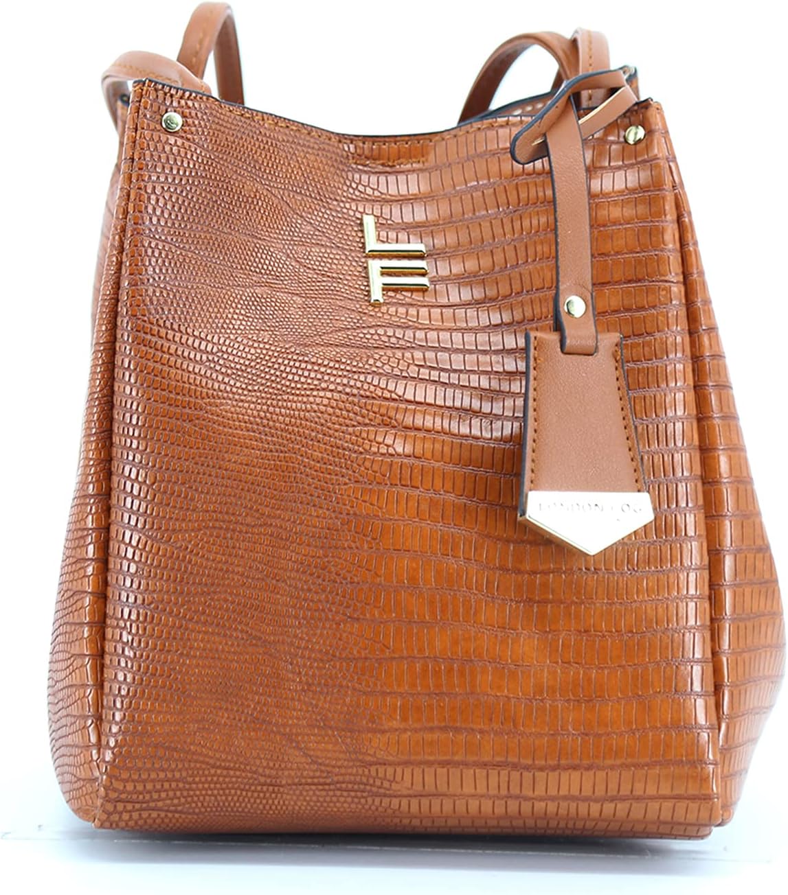 LONDON FOG COCO Shoulder Bag for Women, Vegan Leather Handbags