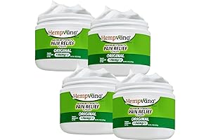 HempVanna Organic Pain Relief Cream - Say Bye to Itches and Aches