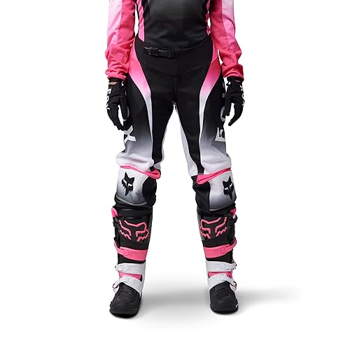Fox Racing Women's 180 Motocross Dirt Bike Pant - Black/Pink Lean - 2