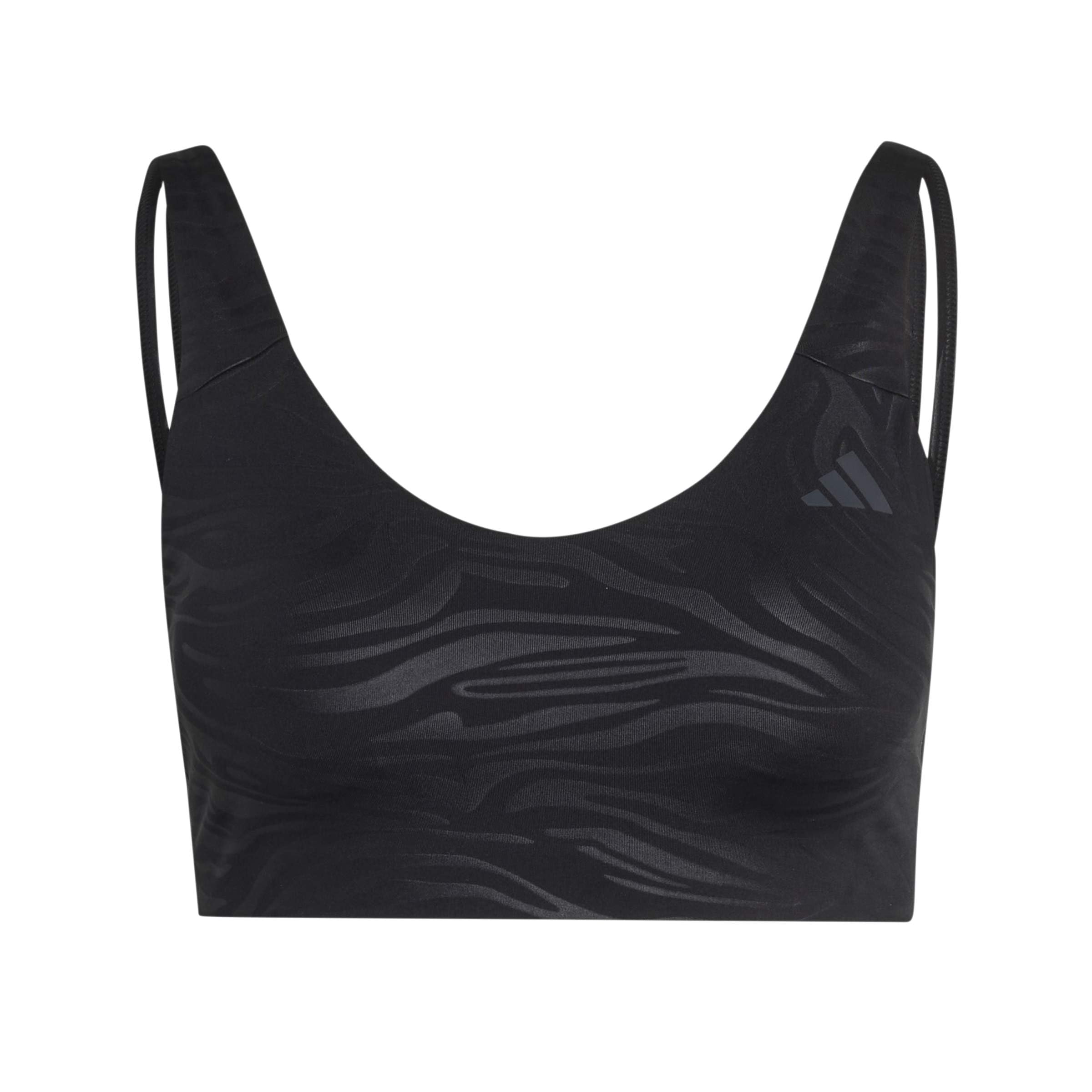 adidas Kobiety All Me Essentials Graphic Light Support Bra, black, M