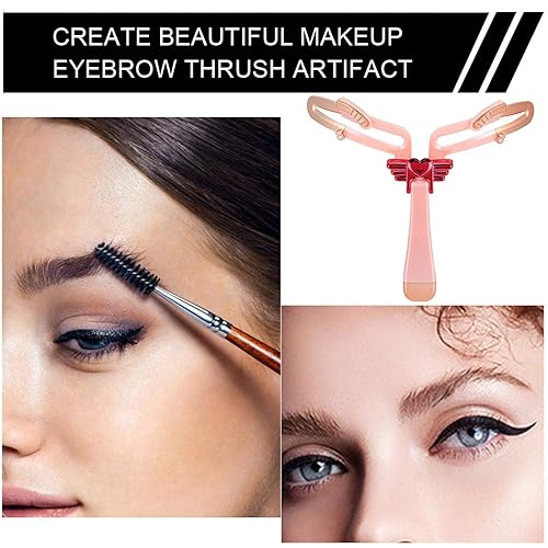 Vista 7 de Eyebrow Kit, Eyebrow Makeup Tool Eye Stencil Stencils Eyebrow Tint, Eyebrow Stencils Eyebrows Shape Reusable for Women Make Up Home Use Touch up