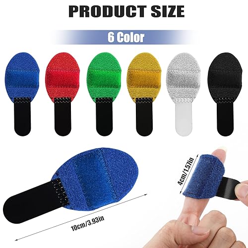 Miniatura 2 de 6 férulas de gatillo para dedos, férulas de tela suave para dedos pequeños, mazo, férulas para dedos para artritis, protección de dedos rotos,