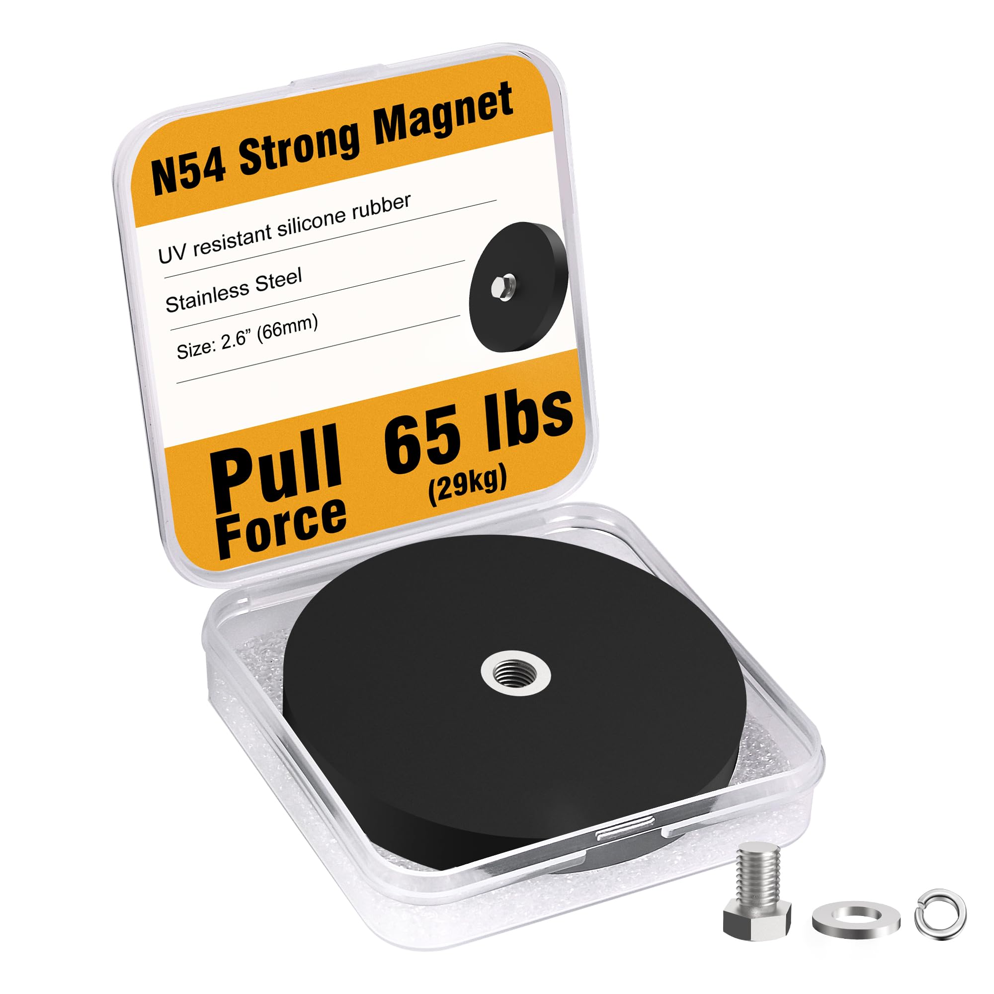 N54 Rare Earth Magnets - 65 lb Force -9