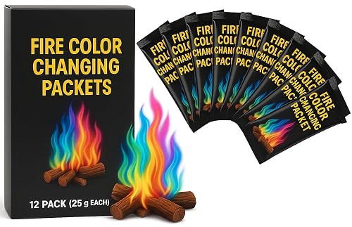 Magic Campfire Fire Color Changing Packets – 12 Pack (25g