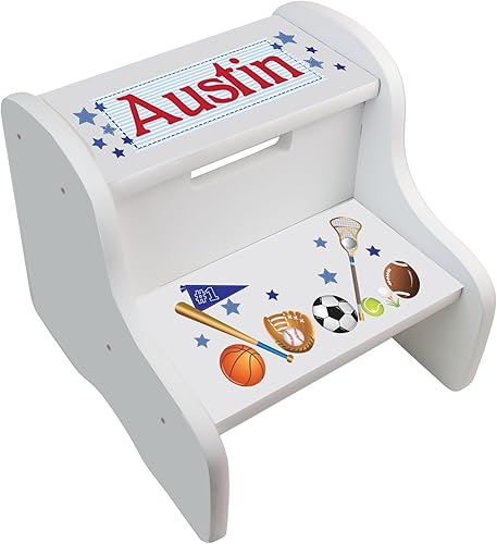 Miniatura 10 de Taburete blanco personalizado (deportes)