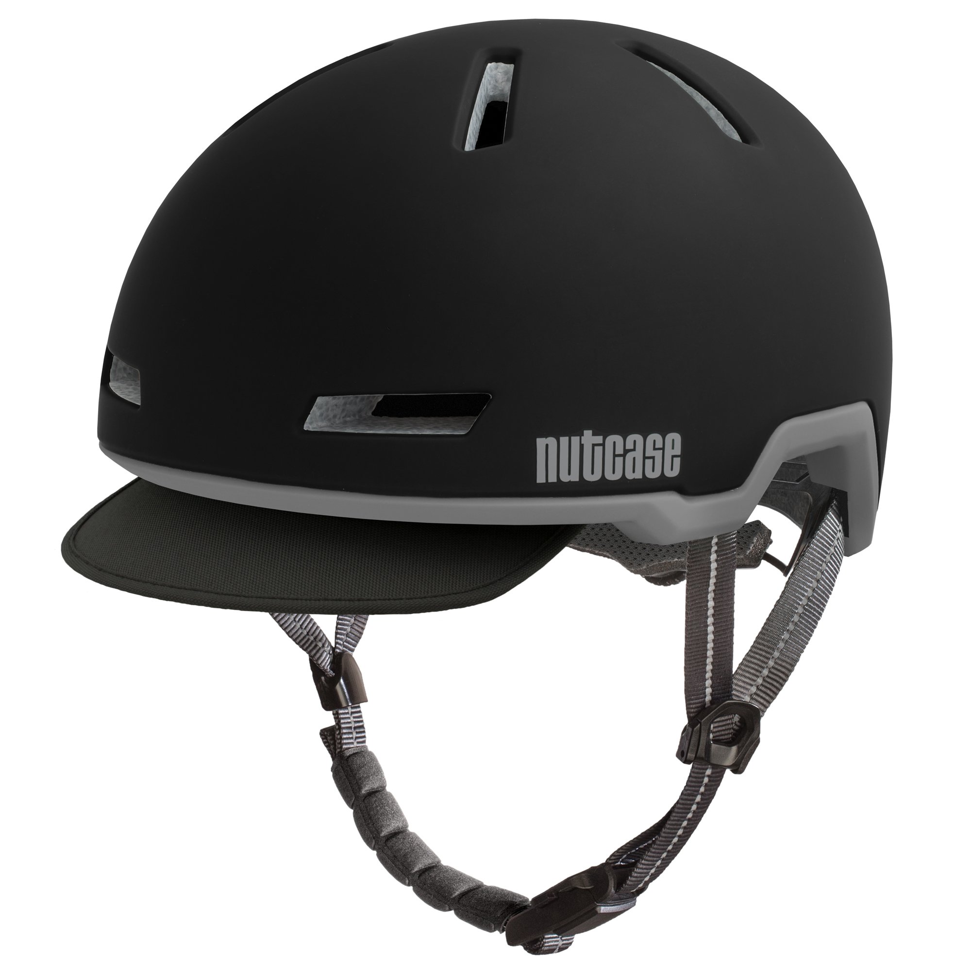 nutcase - Tracer Mitternachtsschwarz Mips Matt - S/M - Fahrradhelm (52-56 cm)