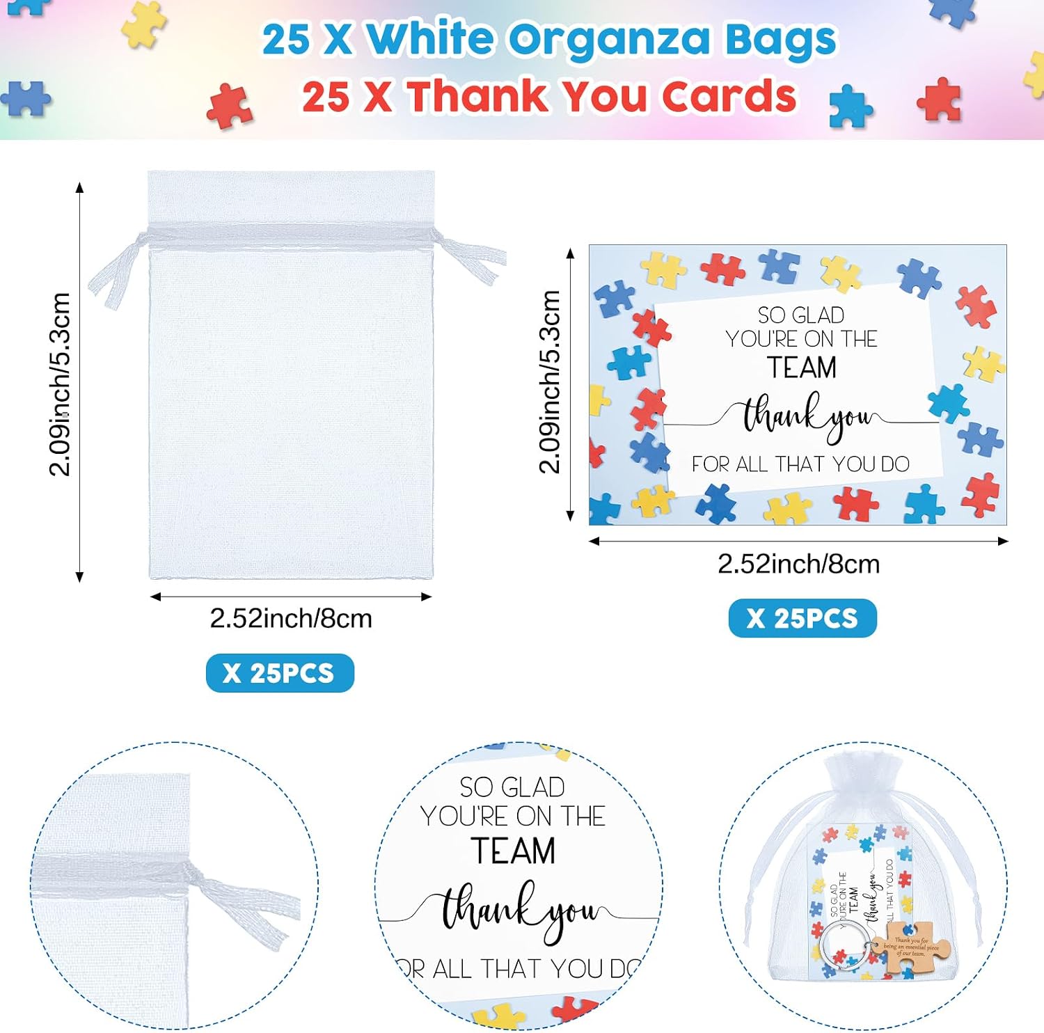 Resurhang Employee Appreciation Keychain Gifts Bulk image 3