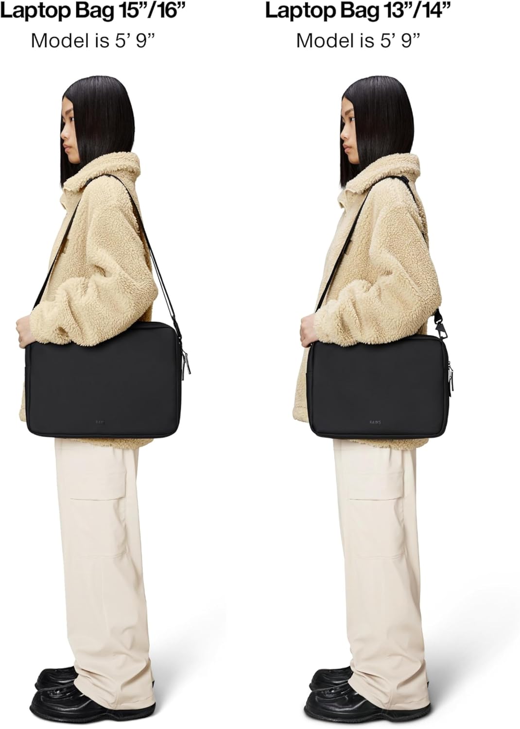 RAINS Laptop Bag, Backpack, Ideal for Work, & College, Models Supporting 13 to 16 Inches - Image 6