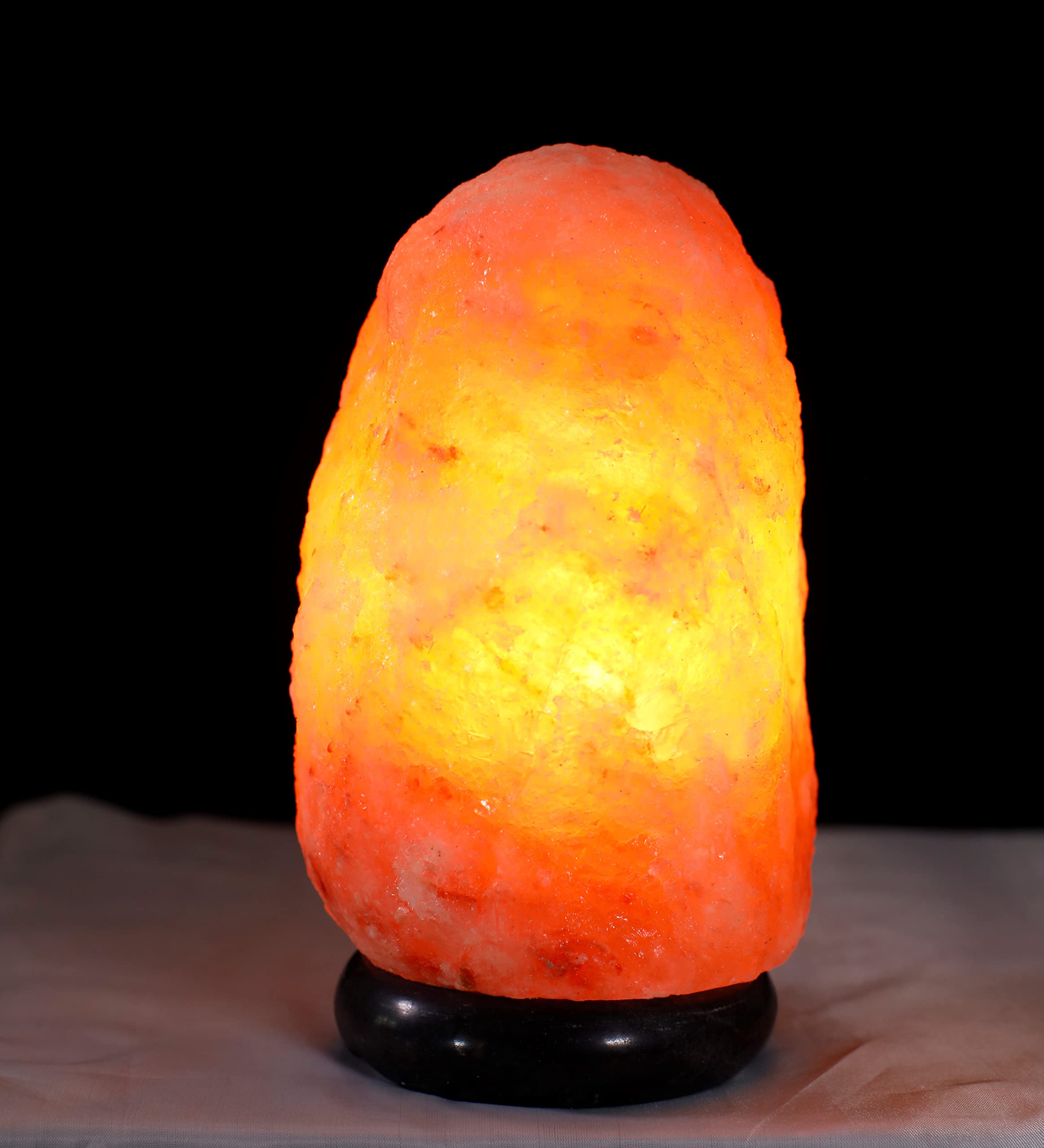 Pink Hill Natural Shape 1.5-2Kg Himalayan Salt Lamp With Marble Base