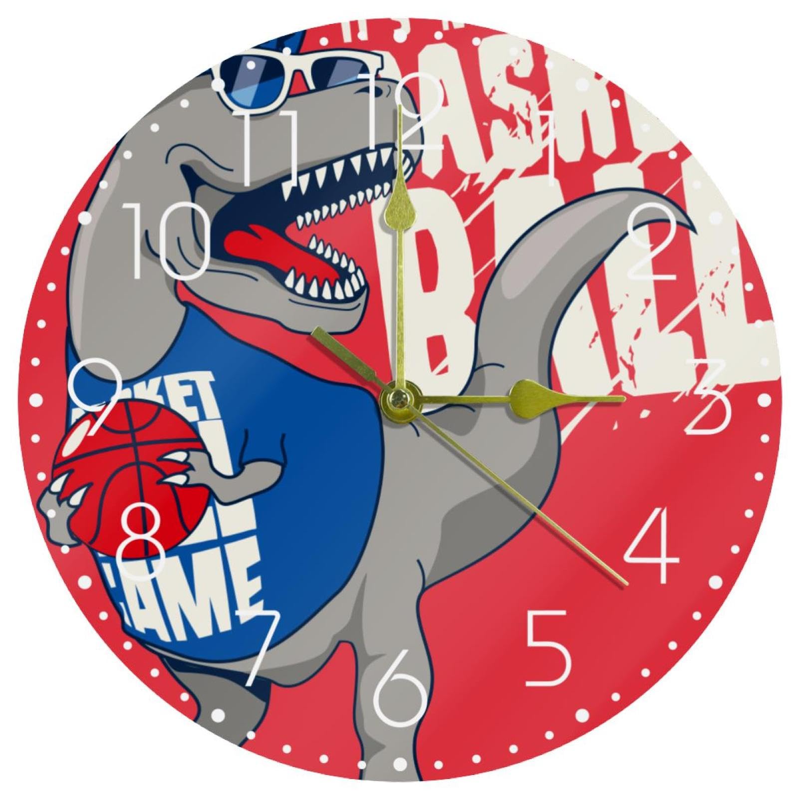 Horloge murale fonctionne avec piles ronde de 25,4 cm pour école