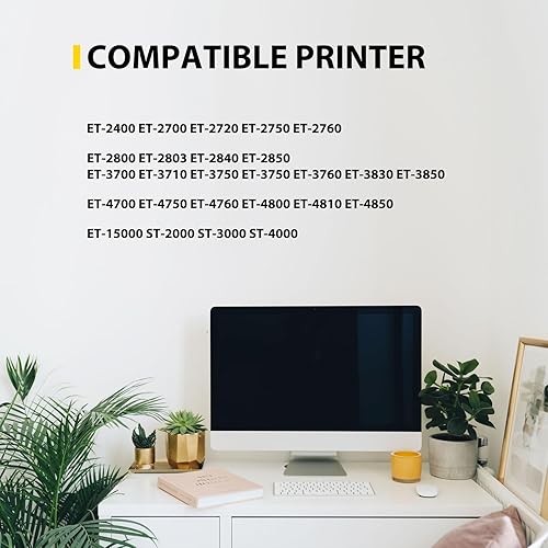 Miniatura 2 de Jmomy 502 522 botellas de tinta de repuesto compatibles para botellas de repuesto de tinta Epson 502 T502 522 T522 para ET-2400 ET-2720 ET-2800