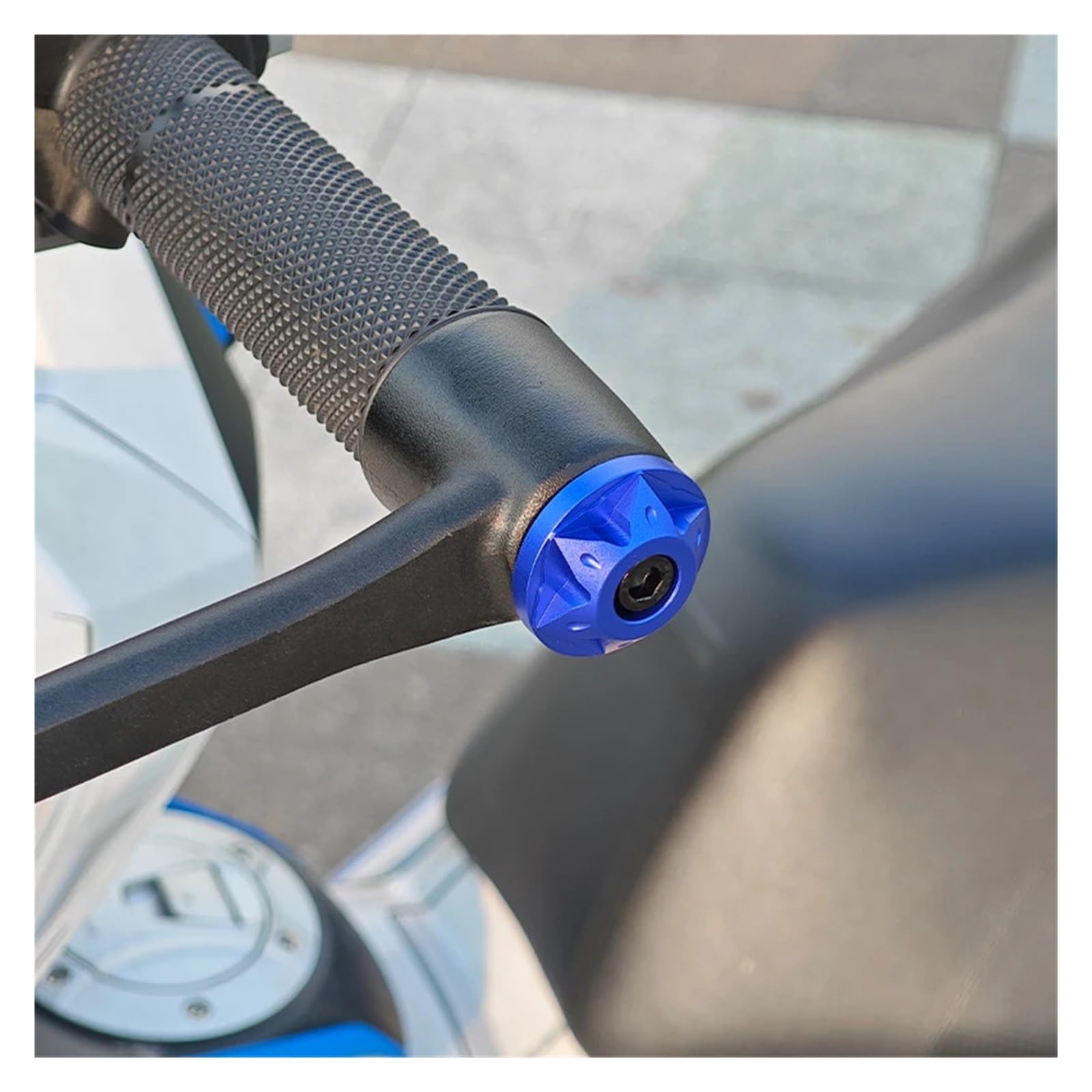 Moto Poignées Guidon Bouchons D'extrémité Bouchons D'équilibre Guidon pour Zo&ntes 368G 501G