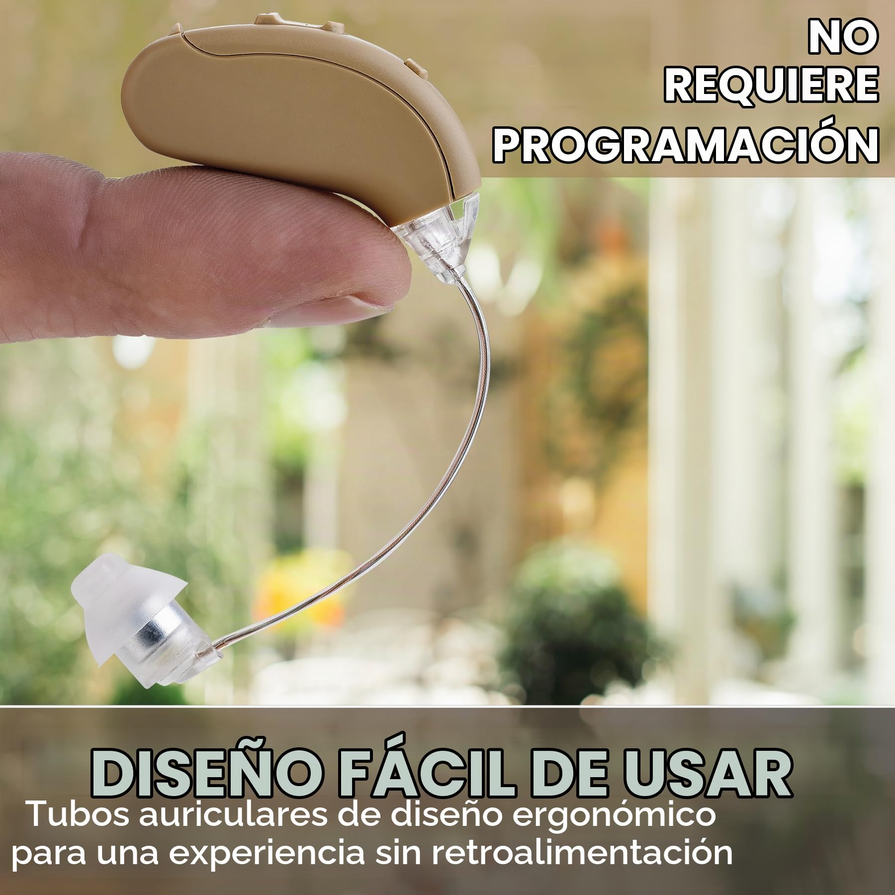 Amplificador auditivo personal moderno de alta potencia MEDca