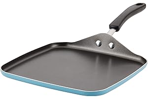 Farberware: Nonstick 11-Inch Aqua Square Grill Pan with DiamondMax