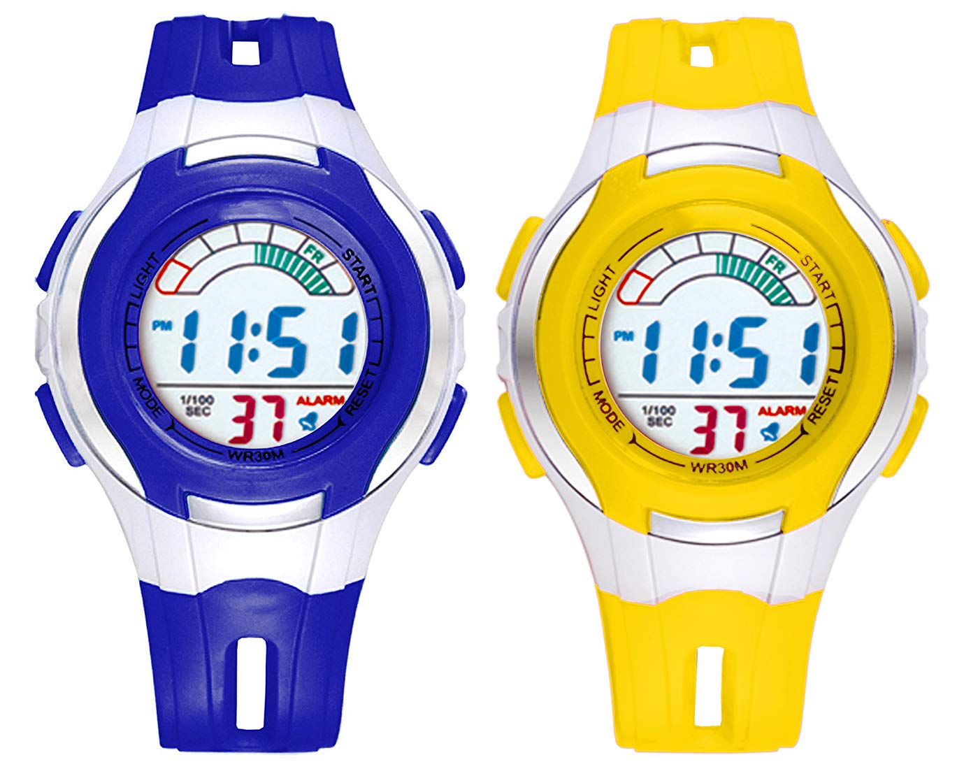 Time Up Combo of 2 Digital Dial Colorful Alarm Function,Waterproof,Multicolor Backlight Watches for Kids-EF45071-DCMB-NAVY-7 (B085FV4MCR) Amazon Price History, Amazon Price Tracker
