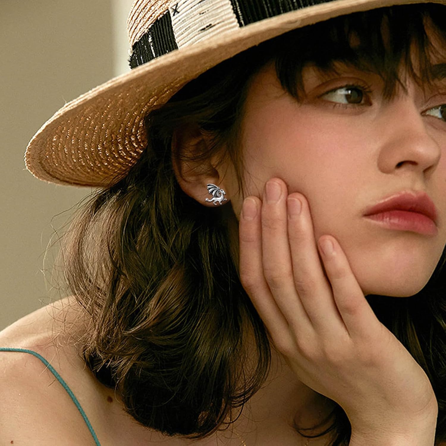 Sterling Silver Animal Stud Earrings: Hypoallergenic Cow Bee Axolotl Fox Penguin Cat Bat Bunny Elephant Panda Pig Earrings Cute Jewelry Gifts for Women - Image 5