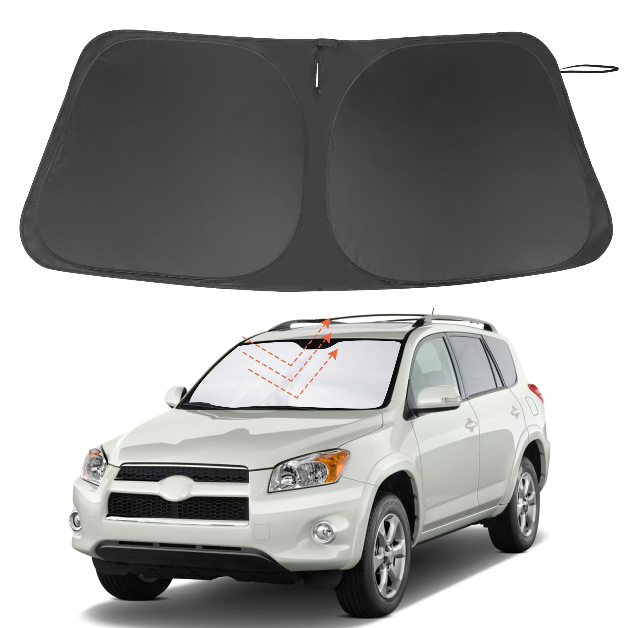 Windshield Sun Shade for 2006-2012 Toyota RAV4 Accessories