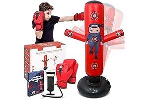 PUNCHO: Inflatable Punching Bag for Kids 8-12